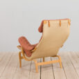 Pernilla lounge chair in new cotton upholstery Bruno Mathsson scaled