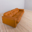 De Sede ds reclining sofa with ottoman  scaled
