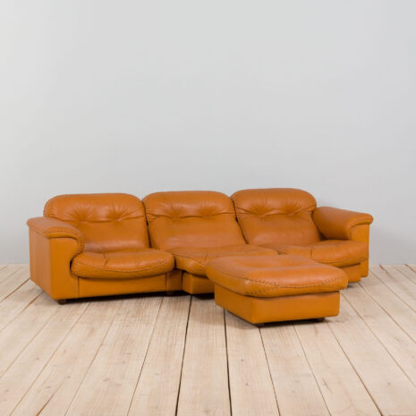 21256 De Sede ds101 rozkładana sofa z otomaną-6 De Sede ds reclining sofa with ottoman scaled