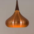 Copper Orient Hanging pendant Lamp by Jo Hammerborg for Fog   Morup  scaled