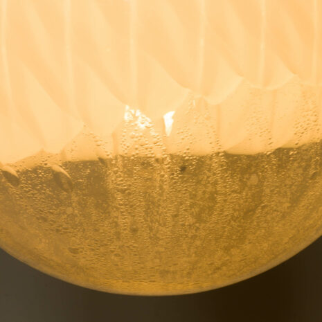 21262 Duża kulista lampa wisząca ze szkła Murano, Włochy 1960-10 Big murano glass globe spherical pendant lamp Italy s scaled