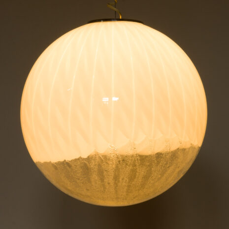 21262 Duża kulista lampa wisząca ze szkła Murano, Włochy 1960s-9 Big murano glass globe spherical pendant lamp Italy s scaled