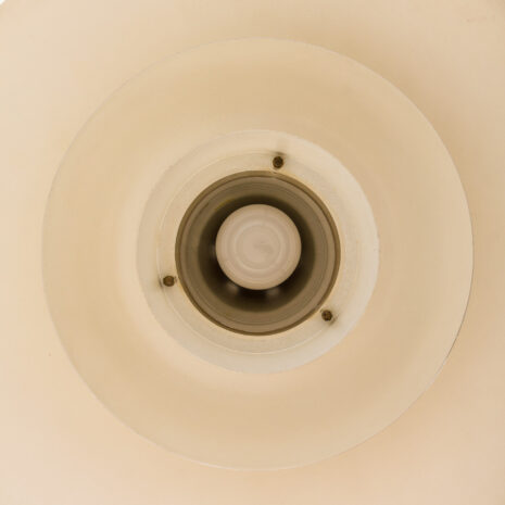 21266 Vintage duńska lampa wisząca z mosiądzu i aluminium 1960s-5 Vintage duńska lampa wisząca z mosiądzu i aluminium w skali s