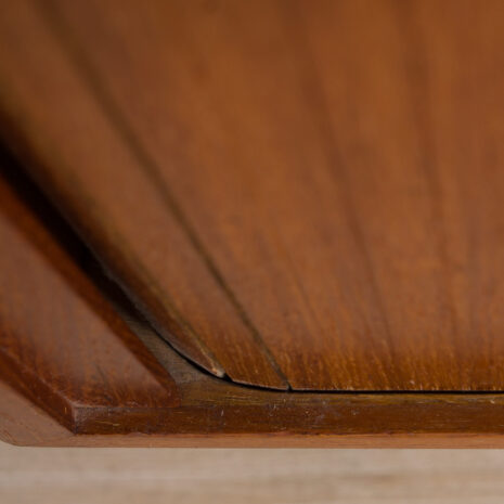 21079 Teak Wall Unit with a Bar Cabinet, Tambour doors cabinet and a chest of drawers and 7 shelves by Thygesen _ Sørensen for Hansen and Guldborg, 1960s-14 Teak Wall Unit with a Bar Cabinet Tambour doors cabinet and a chest of drawers and shelves by Thygesen Sorensen for Hansen and Guldborg s scaled