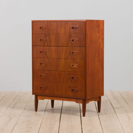 Danish mid century dresser in teak vintage chest of drawers s  scaled