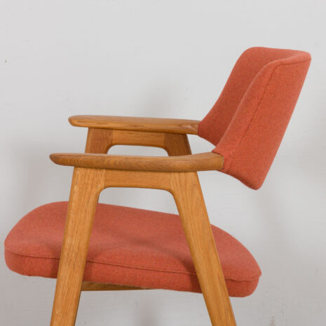 21201 Danish vintage mid century oak side chair reupholstered-13 Danish vintage mid century oak side chair reupholstered scaled