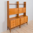 Two free standing Scandinavian teak bookcase cabinets Norway s scaled