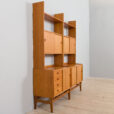 Two free standing Scandinavian teak bookcase cabinets Norway s scaled