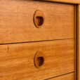 Two free standing Scandinavian teak bookcase cabinets Norway s scaled