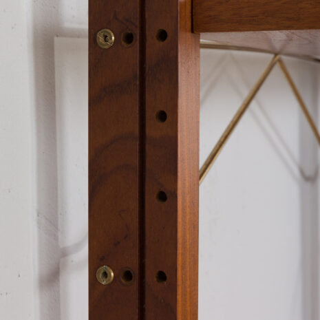 21273 Free standing Cadovius Royal System Shelving Unit in teak by P. Cadovius for Cado, 1960s-8 Free standing Cadovius Royal System Shelving Unit in teak by P