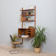 Poul Cadovius wall unit with secretaire and shelves scaled