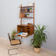 Poul Cadovius wall unit with secretaire and shelves scaled
