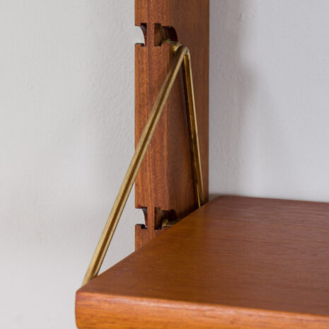 21276 Scandinavian Ergo Wall Unit in teak with 3 shelves and 3 cabinets by John Texmon for Blindheim Møbelfabrikk, 2 bay vintage modular shelving system, 1960s-15 Scandinavian Ergo Wall Unit in teak with shelves and cabinets by John Texmon for Blindheim Mobelfabrikk bay vintage modular shelving system s scaled