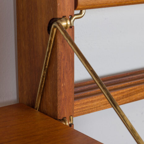 21276 Scandinavian Ergo Wall Unit in teak with 3 shelves and 3 cabinets by John Texmon for Blindheim Møbelfabrikk, 2 bay vintage modular shelving system, 1960s-18 Scandinavian Ergo Wall Unit in teak with shelves and cabinets by John Texmon for Blindheim Mobelfabrikk bay vintage modular shelving system s scaled