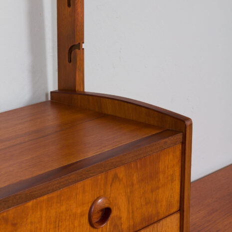 21277 2 bay free standing teak Ergo wall unit-14 bay free standing teak Ergo wall unit scaled