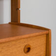 Scandinavian teak Ergo wall unit with shelves and one chest of drawers Norway s scaled