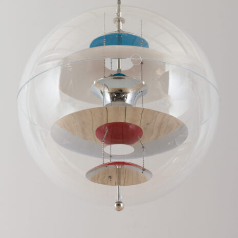 21284 Oryginalna lampa wisząca Verner Pantone Globe, Dania, lata 1960-3 Oryginalna lampa wisząca Verner Pantone Globe Dania w skali