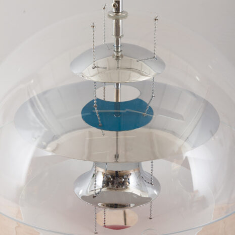 21284 Oryginalna lampa wisząca Verner Pantone Globe, Dania, lata 1960-6 Oryginalna lampa wisząca Verner Pantone Globe Dania w skali
