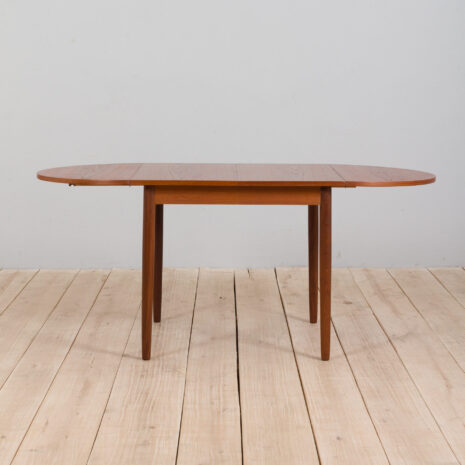 21310 Duński rozkładany stół z drewna tekowego z 2 dodatkowymi skrzydłami, 60s-4 Danish drop leaf extension table in teak with additional leaves s scaled