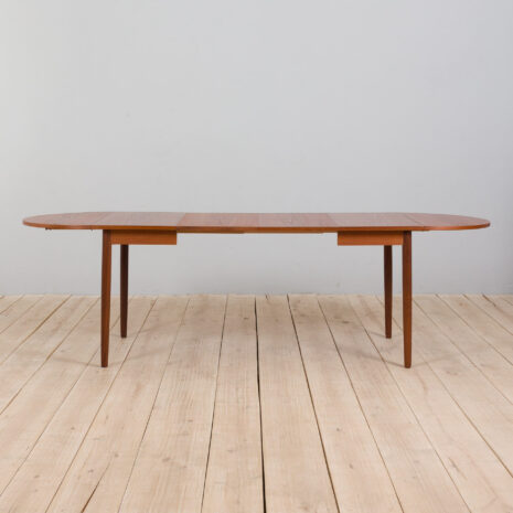 21310 Duński rozkładany stół z drewna tekowego z 2 dodatkowymi skrzydłami, 60s-5 Danish drop leaf extension table in teak with additional leaves s scaled