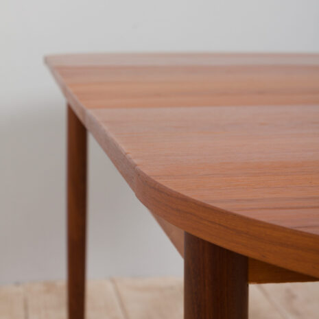 21310 Duński rozkładany stół z drewna tekowego z 2 dodatkowymi skrzydłami, 60s-8 Danish drop leaf extension table in teak with additional leaves s scaled