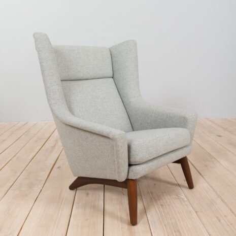 21071 Vintage Danish Model 4410 Armchair by Folke Ohlsson for Fritz Hansen, 1950s-10 Vintage Danish Model Armchair by Folke Ohlsson for Fritz Hansen s scaled