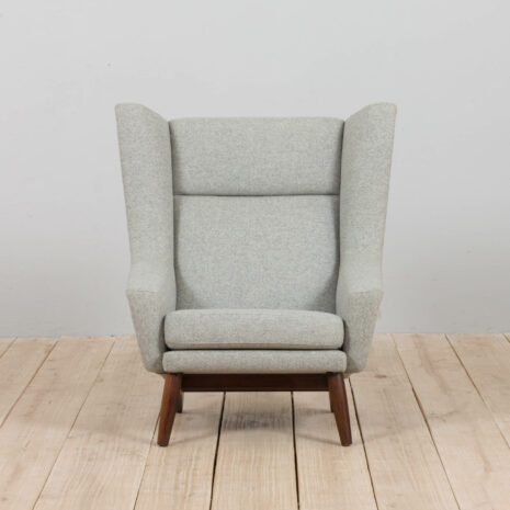 21071 Vintage Danish Model 4410 Armchair by Folke Ohlsson for Fritz Hansen, 1950s-2 Vintage Danish Model Armchair by Folke Ohlsson for Fritz Hansen s scaled