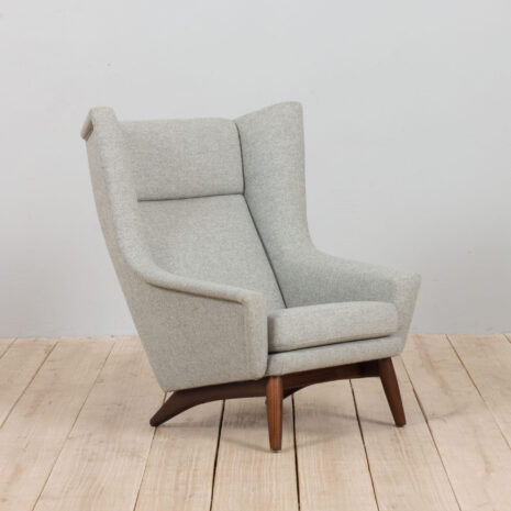 21071 Vintage Danish Model 4410 Armchair by Folke Ohlsson for Fritz Hansen, 1950s-3 Vintage Danish Model Armchair by Folke Ohlsson for Fritz Hansen s scaled