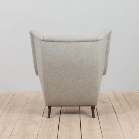 21071 Vintage Danish Model 4410 Armchair by Folke Ohlsson for Fritz Hansen, 1950s-6 Vintage Danish Model Armchair by Folke Ohlsson for Fritz Hansen s scaled