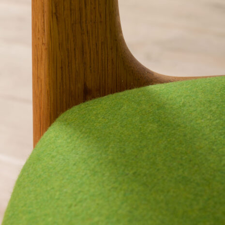 21203 Vintage Danish oak chair Attr. to Erik Kirkegaard, Denmark 1960s.-11 Vintage Danish oak chair Attr