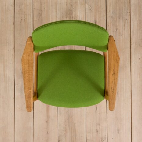 21203 Vintage Danish oak chair Attr. to Erik Kirkegaard, Denmark 1960s.-7 Vintage Danish oak chair Attr