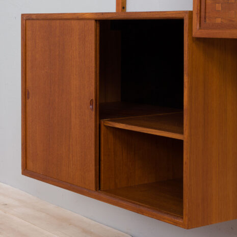 21297 Cadovius 2 bay teak wall unit with secretary cabinet-14 Cadovius bay teak wall unit with secretary cabinet scaled
