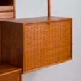 Cadovius  bay teak wall unit with secretary cabinet  scaled