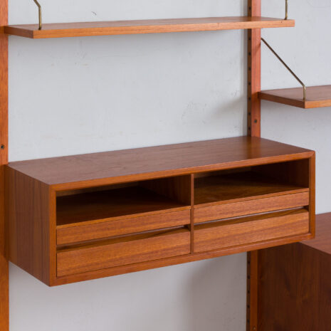 21297 Cadovius 2 bay teak wall unit with secretary cabinet-22 Cadovius bay teak wall unit with secretary cabinet scaled