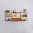 Poul Cadovius Teak dresser Wall Unit With a chest of drawers And Shelves Denmark s scaled