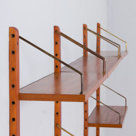 21298 Poul Cadovius Teak dresser Wall Unit With a chest of drawers And 7 Shelves, Denmark 1960s-11 Poul Cadovius Teak dresser Wall Unit With a chest of drawers And Shelves Denmark s scaled