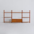 Poul Cadovius Teak dresser Wall Unit With a chest of drawers And Shelves Denmark s scaled