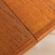 Mid century Round teak extension table with additional leaves Denmark s scaled