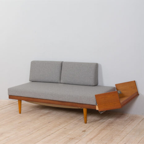 21319 Teak Daybed Svanette With Side Table By Ingmar Relling For Swane Ekornes, 1960s-6 Teak Daybed Svanette With Side Table By Ingmar Relling For Swane Ekornes s scaled