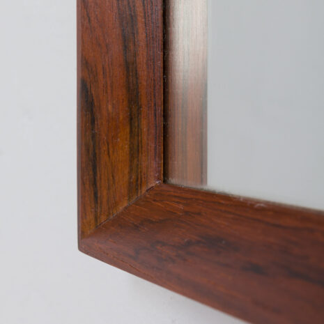 21321 Mid century Scandinavian rosewood mirror frame Aarhus Glasimport nr.149 26-4, Denmark, 1960s-3 Mid century Scandinavian rosewood mirror frame Aarhus Glasimport nr