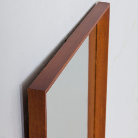 21322 Mid century Scandinavian teak mirror frame JC Møbler Hedehusene, Denmark, 1960s-4 Mid century Scandinavian teak mirror frame JC Mobler Hedehusene Denmark s scaled