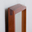 mid century Danish teak geometrical mirror frame s  scaled