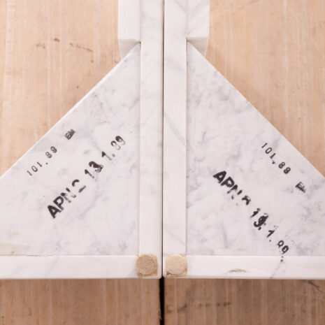 21326 Italian white marble vintage coffee table-1 (1) Italian white marble vintage coffee table scaled