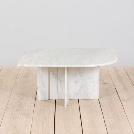 21326 Italian white marble vintage coffee table-2 (1) Italian white marble vintage coffee table scaled