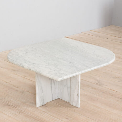 21326 Italian white marble vintage coffee table-3 (1) Italian white marble vintage coffee table scaled