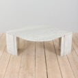 Italian white marble vintage coffee table scaled