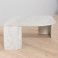Italian white marble vintage coffee table scaled