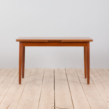 Danish Extendable Teak Dining Table by Willy Sigh for H. Sigh _ Søn Møbelfabrik, 1960s(10) Danish Extendable Teak Dining Table by Willy Sigh for H