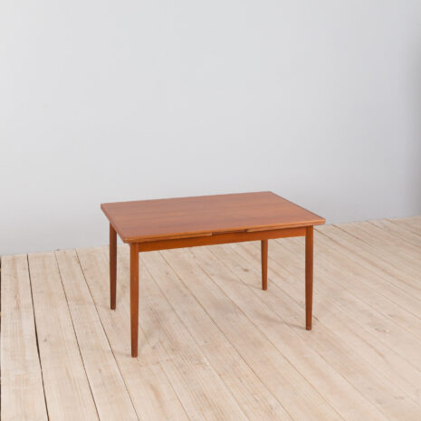 Duński rozkładany stół z drewna tekowego Willy Sigh dla H. Sigh _ Søn Møbelfabrik, 1960s(7) Danish Extendable Teak Dining Table by Willy Sigh for H