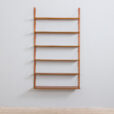 Danish mid century wall unit with cm wide shelves s scaled
